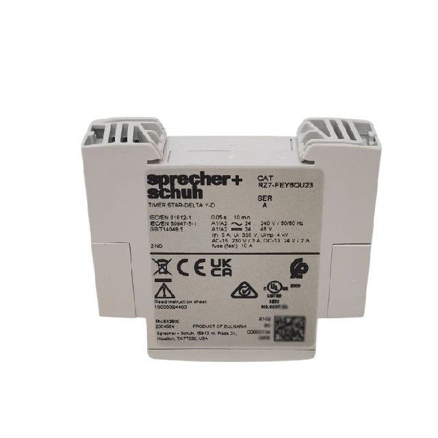 斯普雷彻 Sprecher+Schuh定时继电器 RZ7-FEY6QU23